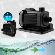 Pješčana filtracija za bazen AQUA s filter kuglicama, 5 000 l/h, plava