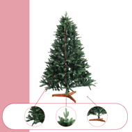 Umjetni božićni bor FROST, 150 cm, zeleni