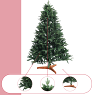 Umjetni božićni bor FROST, 180 cm, zeleni