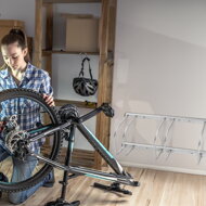 Stalak za 3 bicikla BIKE, 84x32x27 cm, srebrni