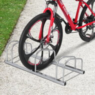 Stalak za 3 bicikla BIKE, 84x32x27 cm, srebrni
