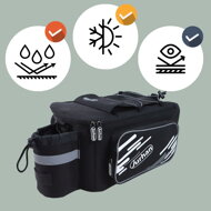 Torba za bicikl BIKER, 13 l,  crna