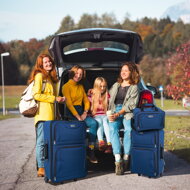 Set putnih kofera TRAVEL, 5-dijelni, tamnoplavi