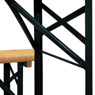 Pivski set KLASIK, 170 cm, prirodna smeđa