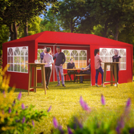 Party šator NEAPOL, 3x6 m, crveni
