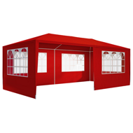 Party šator NEAPOL, 3x6 m, crveni