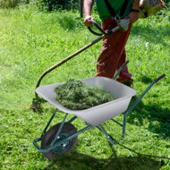 Tačke GREEN BARRY pocinčane, maks. kapacitet 100 l / 250 kg, zeleno-crne