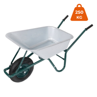 Tačke GREEN BARRY pocinčane, maks. kapacitet 100 l / 250 kg, zeleno-crne