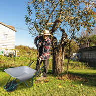 Tačke GREEN BARRY pocinčane, maks. kapacitet 100 l / 250 kg, zeleno-crne