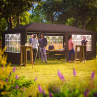 Party šator NEAPOL, 3x6 m, antracit