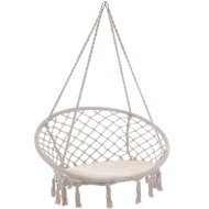 Viseća stolica BOHO s jastucima, Ø61 cm, bež