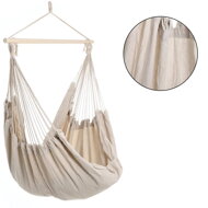 Viseća stolica BOHO s jastucima, Ø61 cm, bež