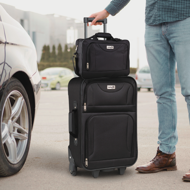 Set putnih kofera TRAVEL, 5-dijelni, crni