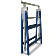 Teleskopski nosači za skelu DANNY, set od 2 komada, max. 200 kg, 69x57x81–130 cm, srebrno/plave