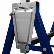 Teleskopski nosači za skelu DANNY, set od 2 komada, max. 200 kg, 69x57x81–130 cm, srebrno/plave