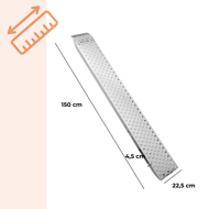 Najazdne rampe za auto MARA, set od 2 komada, 400 kg, 150 cm, čelične