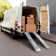Najazdne rampe za auto DRIVE, sklopive, set od 2 komada max. 400 kg, 160 cm, čelične