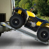 Najazdne rampe za auto DRIVE, sklopive, set od 2 komada max. 400 kg, 160 cm, čelične