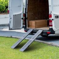 Najazdne rampe za auto DRIVE, sklopive, set od 2 komada max. 400 kg, 160 cm, čelične