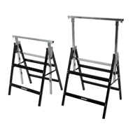 Teleskopski nosači za skelu DANNY, set od 2 komada, max. 200 kg, 60x56x81–130 cm, srebrno/crna