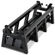 Stalak za piljenje drva AXEL, 80x54x103 cm, crni
