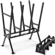 Stalak za piljenje drva AXEL, 80x54x103 cm, crni