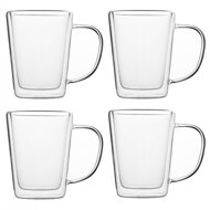 Čajnik sa sitom TEA, 1,2 l + 4 šalice, proziran/srebrni