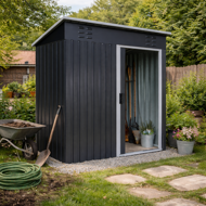 Vrtna kućica za alat M, 162x86x181 cm, antracit