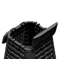 Komposter EVOGREEN VARIO, 750 l, crni