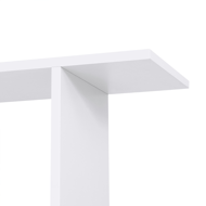 Polica/regal za knjige PRESTON, 70x24x190,5cm, bijela