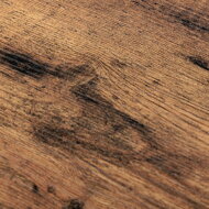 Klupa za hodnik s prostorom za cipele INDY, 73x30x45cm, smeđa/crna