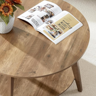 Klupski stolić NORDIC, 80×45cm, smeđa