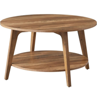 Klupski stolić NORDIC, 80×45cm, smeđa