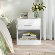 Noćni ormarić COSTA, 28x39x41cm, bijeli