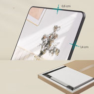 Pravokutno ogledalo NOIR, 160x50cm, crno