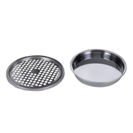 Stojeća pepeljara s košem za otpad SMOKE, 60,5x24,5 cm, crna