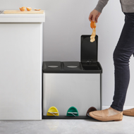 Kanta za odvajanje otpada SORT, 24 l (3x8 l), čelik