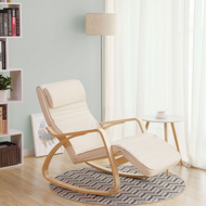 Stolica za ljuljanje, ležaljka SWING, nosivost 150 kg, 67x115x91 cm, bež