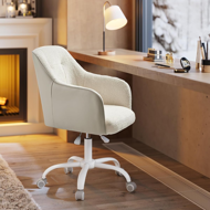 Uredska stolica SABINA, max. 110 kg, bijela/bež