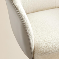 Uredska stolica SABINA, max. 110 kg, bijela/bež