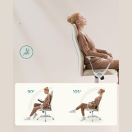 Uredska stolica DINA, max. 120 kg, bež/bijela