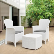 Vrtna garnitura TREE, 3-dijelna, bijela