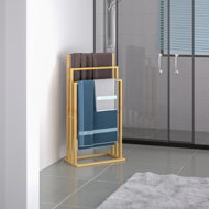 Bambuski stalak za ručnike RUBBY, 40x24x82 cm, smeđa