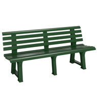 Vrtna klupa ORCHIDEA, 145x49x74 cm, zelena