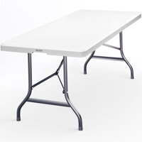 Sklopivi bife stol KAMIL, 76x183x74 cm, bijela
