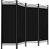Paravan LUCCA, 163x180 cm, crni