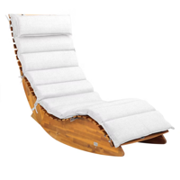 Prostirka za sauna ležaljku BALI, 58x7x194 cm, bež