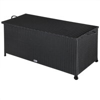 Kutija za odlaganje od poliratana RICCO, 122x56 61cm, crna
