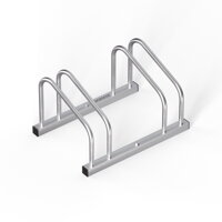 Stalak za 2 bicikla BIKE, 50x32x27 cm, srebrni