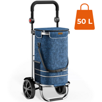 Kolica - Torba za kupovinu na kotače EASY, 50 l, plava